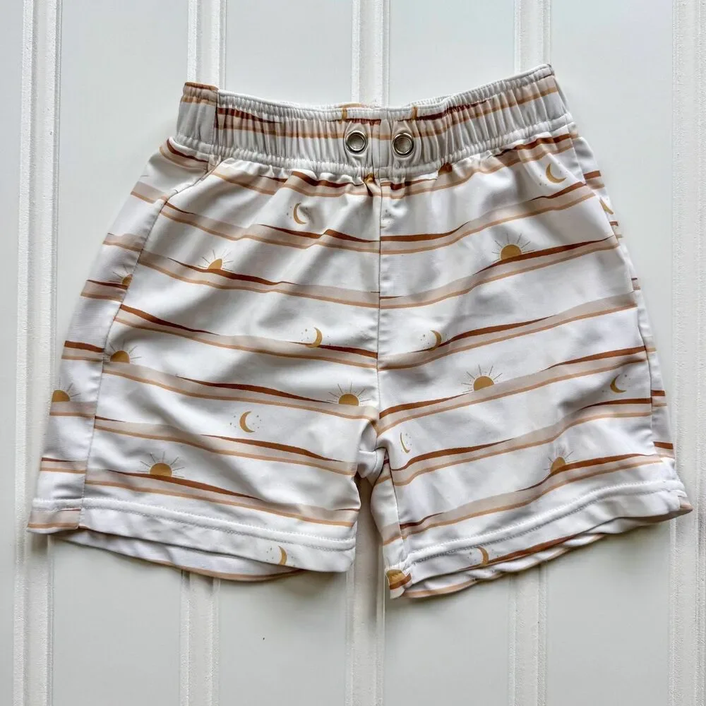 4/$10 - Sweet P Baby Co Toddler Boys Swim Trunks | Modern Boho